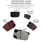 2 PCS Car Glasses Storage Bag PU Leather Glasses Box - Image 3