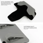 2 PCS Car Glasses Storage Bag PU Leather Glasses Box - Image 7