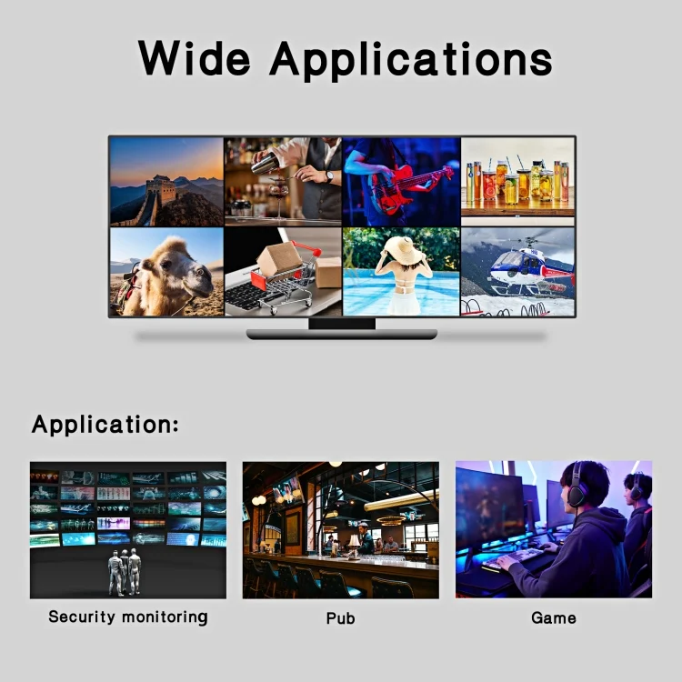 EDA0036350_4.webp NK-818 HDMI 8x1 Multi-Viewer Supports Seamless Switch 1080P, US Plug - Image 5