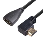 HDL-03 30cm HDMI Male Elbow to Female Adapter Cable - Image 2