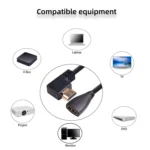 HDL-03 30cm HDMI Male Elbow to Female Adapter Cable - Image 3
