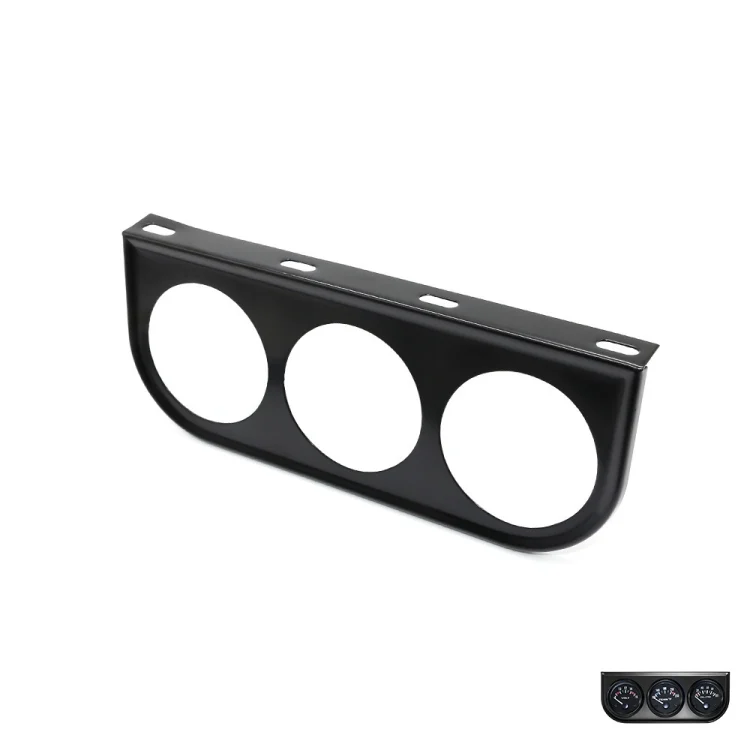 EDA003743001_B3.webp Car 52mm 3 Holes Iron Dash Gauge Meter Pod Mount Holder - Image 4