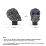 Car Skull Manual Shift Lever Gear Head - Image 2