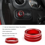 For Jeep Wrangler 2018-2021 4 in 1 Car Air Conditioner Switch Headlight Button Knob Cover Trim - Image 3