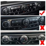 For Jeep Wrangler 2018-2021 4 in 1 Car Air Conditioner Switch Headlight Button Knob Cover Trim - Image 4