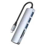 6-in-1 USB-C / Type-C to USB Docking Station HUB Adapter - Image 2