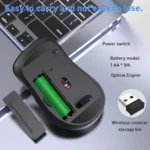 FOREV FV-G200 Wireless Ergonomic Vertical Side Button Mouse - Image 4