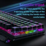 FOREV FVQ302 Mixed Color Wired Mechanical Gaming Illuminated Keyboard - Image 6