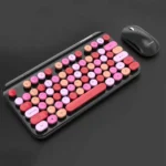 FOREV FFVWI9 Mixed Color Portable 2.4G Wireless Keyboard Mouse Set