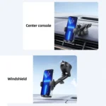 USAMS US-ZJ072 Car Center Console Retractable Transparent Holder - Image 5