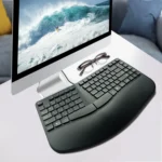 390B 87-key Ergonomic Split Wired Keyboard - Image 5