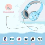 SoulBytes S31 Kids Wired Over-Ear Earphone with Microphone, Length: 1.5m - Image 5