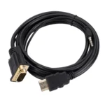 HDMI to VGA Adapter Cable with Audio, Length 1.8m - Image 3