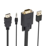 VGA to HDMI Adapter Cable with Audio Band Power Supply, Length: 1.8m - Image 6