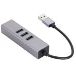 SL-030 千兆网卡USB转 RJ45+3个USB 3.0 转换集线器HUB - Image 3