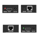 4K HDMI to RJ45 Network Extender, Transmission Distance: 200m - Image 2