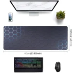 Anti-Slip Rubber Cloth Surface Game Mouse Mat Keyboard Pad - Image 6
