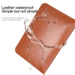 Ultra-thin Leather Laptop Sleeve - Image 3