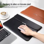 Ultra-thin Leather Laptop Sleeve - Image 4