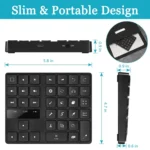 533 Portable Bluetooth 35-Key Wireless Numeric Keyboard - Image 3