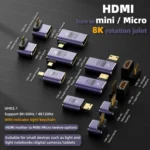 8K HDMI 2.1 to Micro HDMI Adapter - Image 2