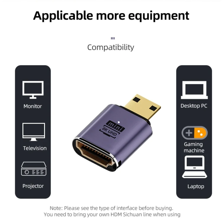 EDA004136601_4.webp 8K HDMI 2.1 to Micro HDMI Adapter - Image 5
