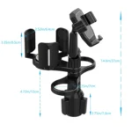Car Drink Water Cup Mobile Phone Holder - Image 4