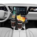 Car Drink Water Cup Mobile Phone Holder 360 Degree Rotating Dinner Plate - Image 8