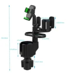 Car Drink Water Cup Mobile Phone Holder - Image 7