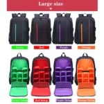 Outdoor Camera Backpack Waterproof Photography Camera Shoulders Bag - Image 3