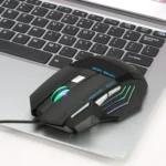 HXSJ A868 7-Keys Colorful Luminous Wired Mouse with Fire Button - Image 7