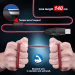 HXSJ A874 7-keys Flowing Water Crack Colorful Luminous Wired Gaming Mouse - Image 6