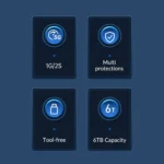 ORICO ORICO-2526U3-V1 2.5 inch USB 3.0 Micro-B Hard Drive Enclosure External Storage Case - Image 5