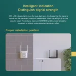 Wavlink WN578W2 300Mbps 2.4GHz WiFi Extender Repeater Home Wireless Signal Amplifier - Image 8