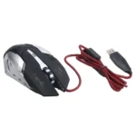 HXSJ S100 6 Keys Colorful Luminous Wired Gaming Mouse - Image 5