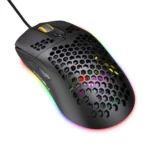 HXSJ X600 6 Keys RGB Luminous Macro Programming Wired Gaming Mouse - Image 2