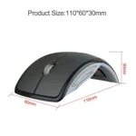 HXSJ ZD-01 1600DPI 2.4GHz Wireless Foldable Mouse - Image 3