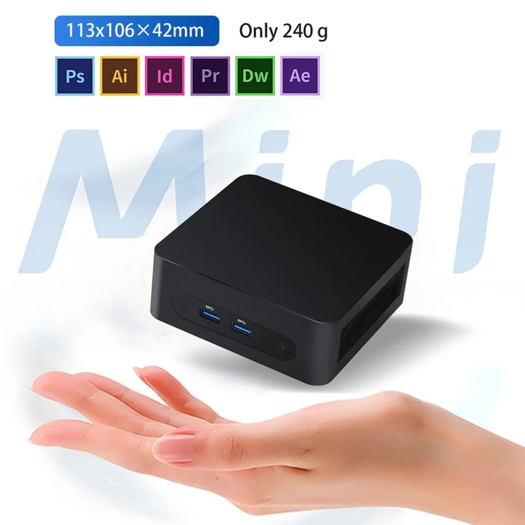 EDA004326501_B4.webp ZX03 Windows 11 Mini PC, Intel Twin Lake N150, Support Dual HDMI Output - Image 5