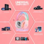 X26 USB+3.5mm RGB Wired Gaming Headset - Image 7
