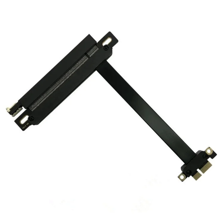 EDA004431001.webp PCI-E 3.0 1X to 16X 180 Degree Graphics Card Extension Cable - Image 1