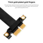 PCI-E 3.0 1X to 16X 180 Degree Graphics Card Extension Cable - Image 2