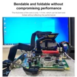 PCI-E 3.0 1X to 16X 180 Degree Graphics Card Extension Cable - Image 4