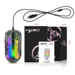 X400 7 Keys Transparent RGB Wired Gaming Mouse - Image 12