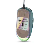 X400 7 Keys Transparent RGB Wired Gaming Mouse - Image 3