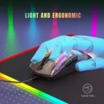 X400 7 Keys Transparent RGB Wired Gaming Mouse - Image 9