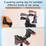 Yesido C196 Car Rearview Mirror Using Phone Holder - Image 4