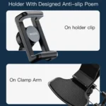 Yesido C103 Car Dashboard Snap-On Mobile Phone Navigation Holder - Image 4