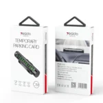 Yesido C68 Car Temporary Parking Card Magnetic Adsorption Luminous Phone Number Plate - Image 3