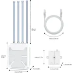 Wavlink WN573HX1 WiFi 6 AX1800 Dual Band Long Range Outdoor WiFi Extender - Image 9