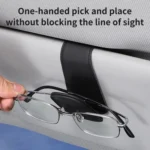 Car Sun Visor Glasses Holder Multifunctional Card Clip Storage Rack - Image 6